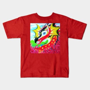 Lycoris, Ara and Red Spider Lilies Kids T-Shirt